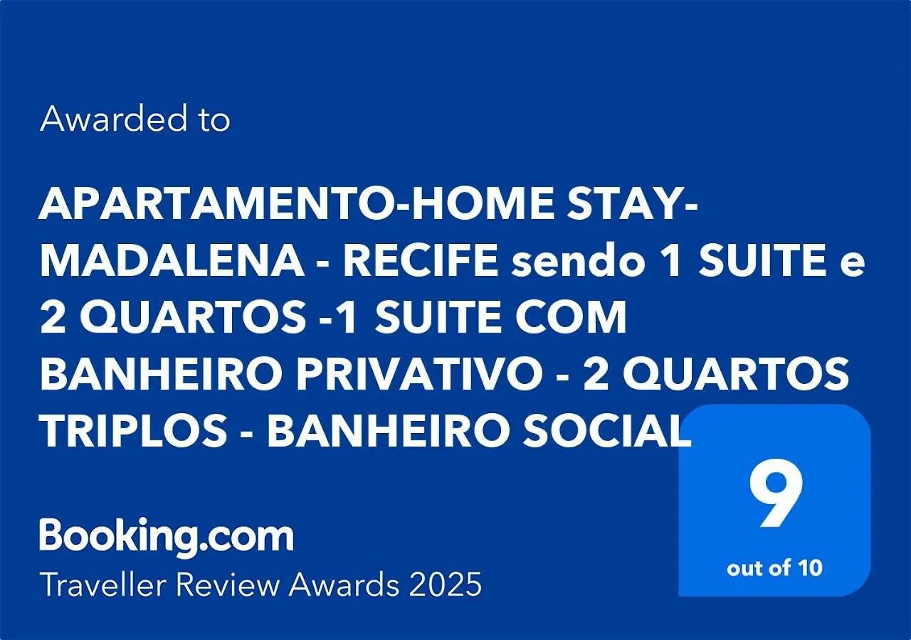 Suite E Quartos -1 Suite Com Banheiro Privativo - 2 Quartos Triplos - Banheiro Social Recife Brasil